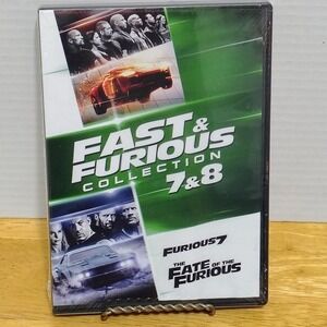 Fast Furious Collection 7 8 The Fate of the Furious Furious 7 DVD Set new